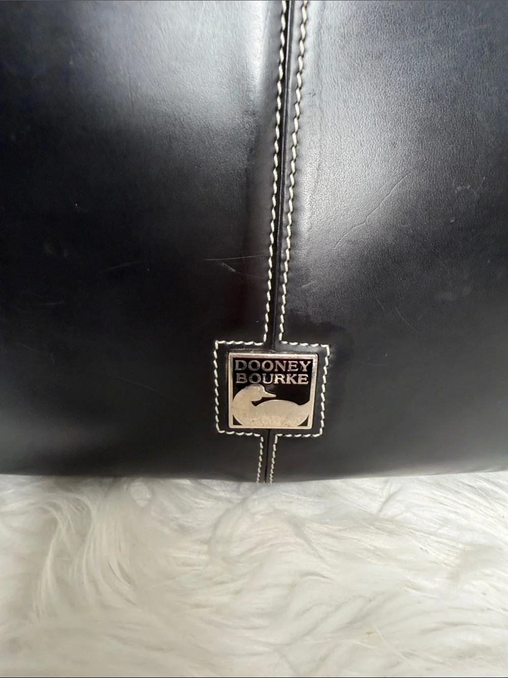vintage Dooney & Bourke Toiny domed satchel handbag - Picture 3 of 10